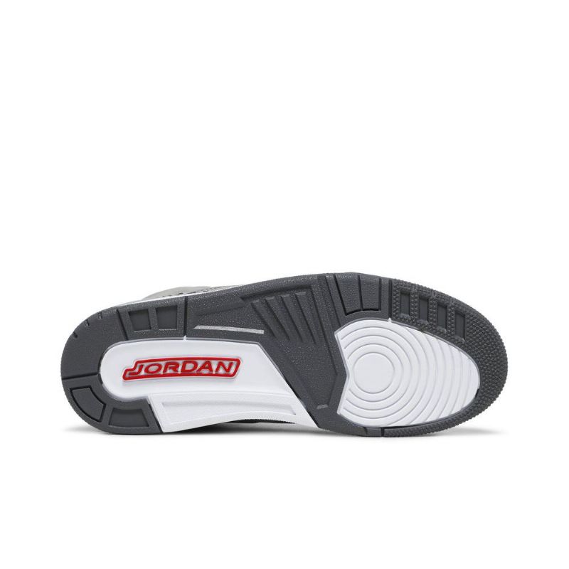 Air Jordan 3 Retro Ezüstszürke Férfi Cipő