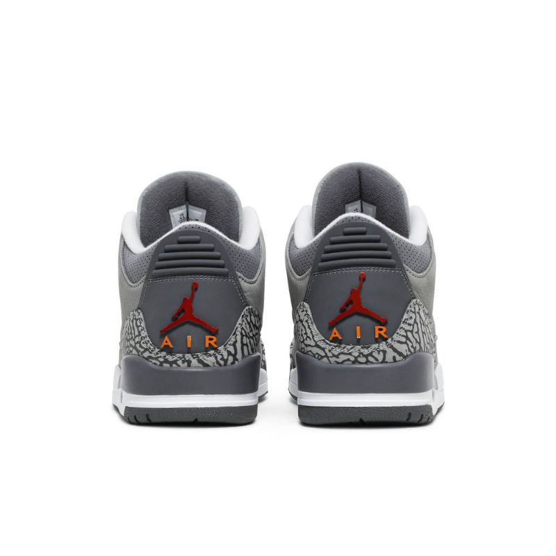 Air Jordan 3 Retro Ezüstszürke Férfi Cipő