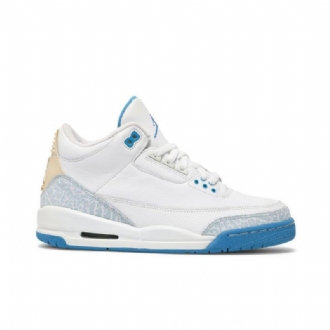 Air Jordan 3 Retro Fehér Kék Női Cipő