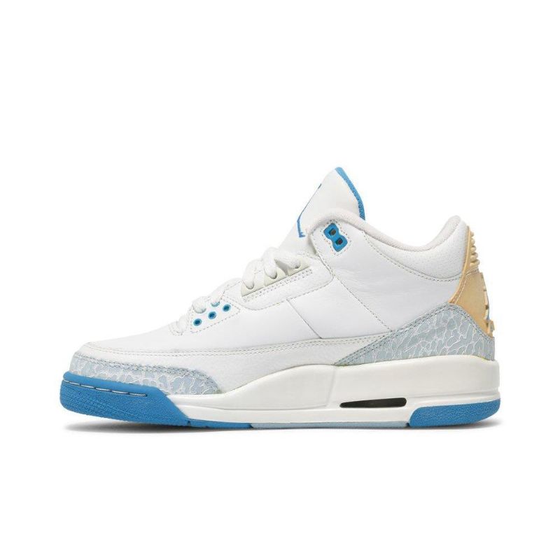 Air Jordan 3 Retro Fehér Kék Női Cipő
