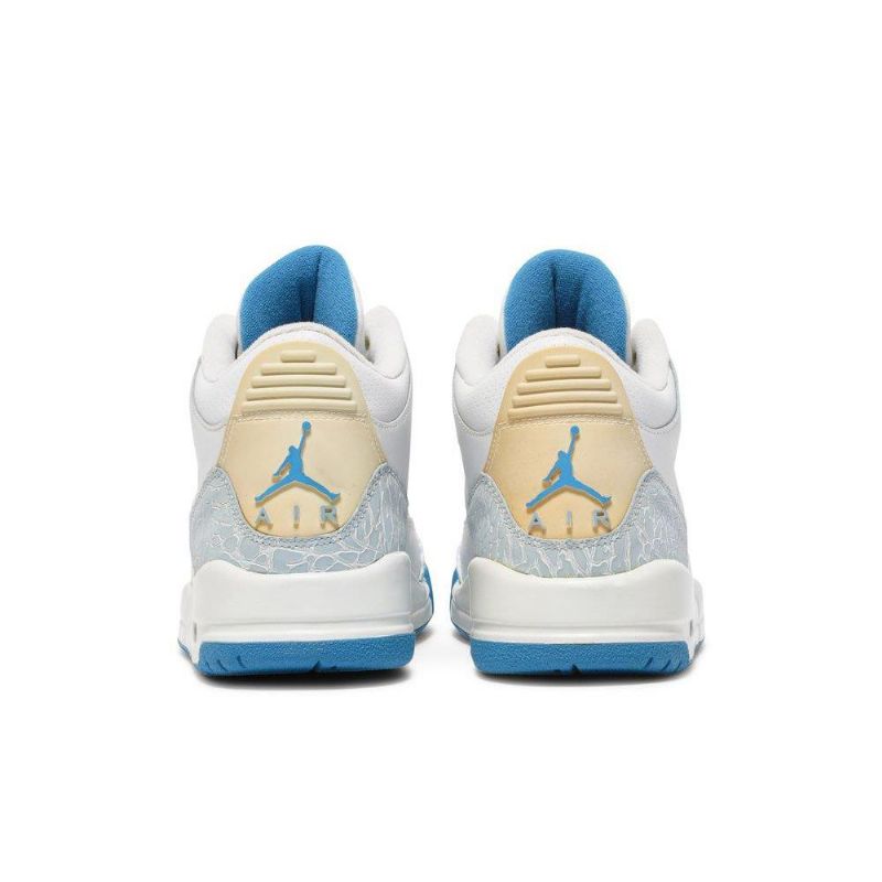 Air Jordan 3 Retro Fehér Kék Női Cipő