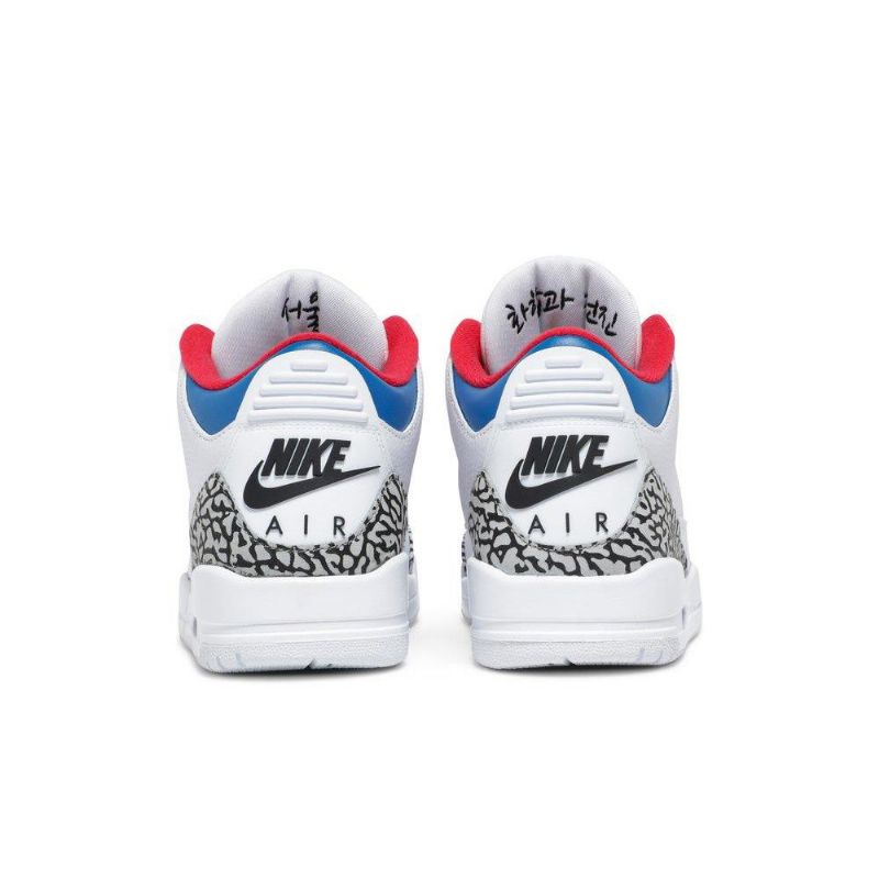 Air Jordan 3 Retro Nrg Fehér Szürke Piros Női Cipők