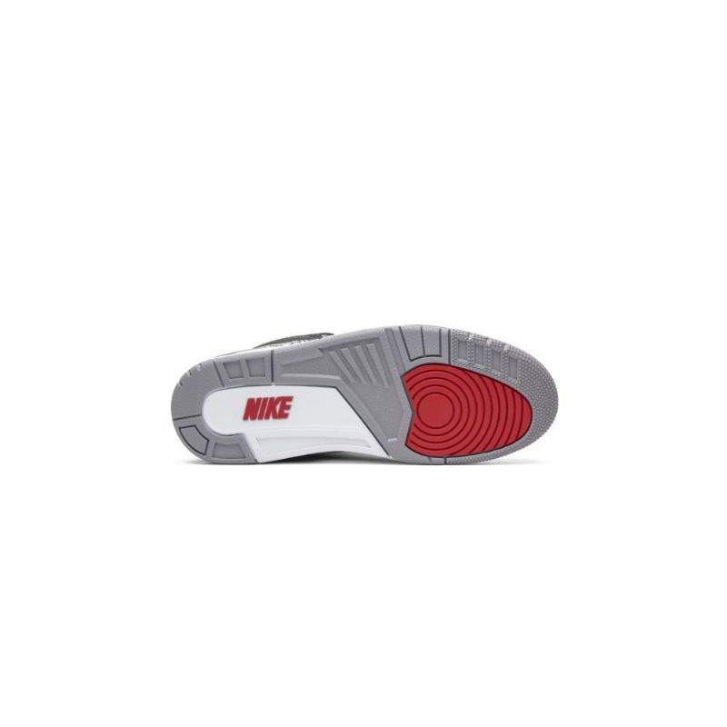 Air Jordan 3 Retro Og Fekete Szürke Piros Fehér Férfi Cipők