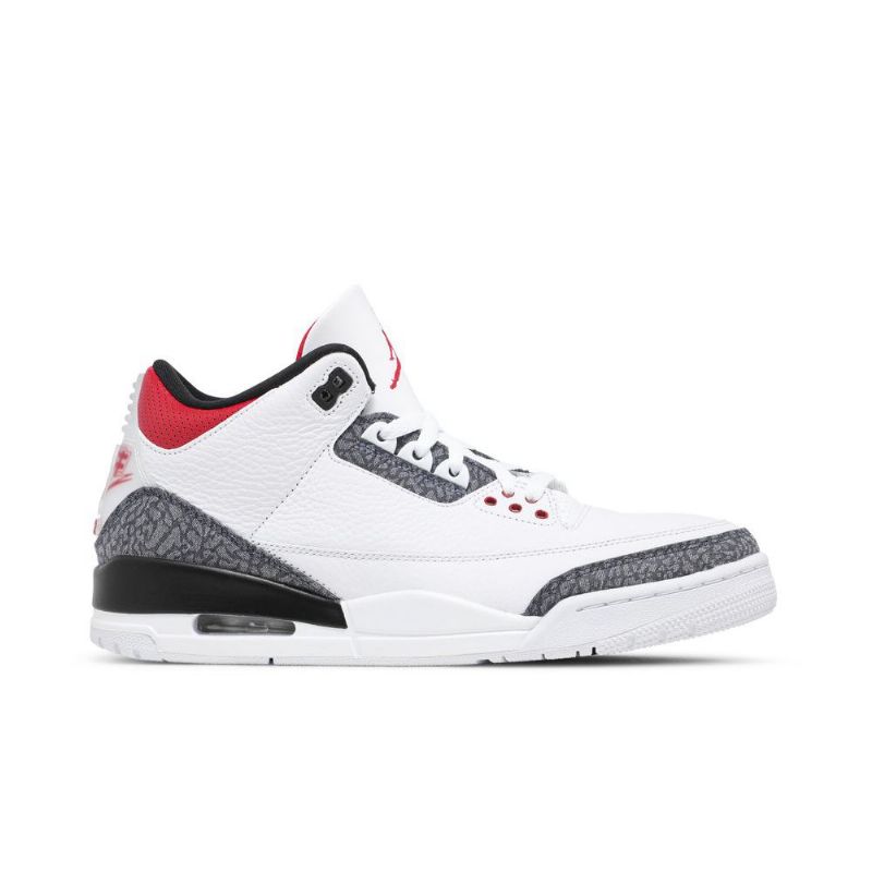 Air Jordan 3 Se-t Fehér Piros Fekete Férfi Cipő