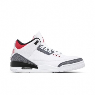 Air Jordan 3 Se-t Fehér Piros Fekete Férfi Cipő